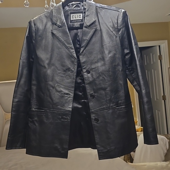 Clio Jackets & Blazers - Clio Black Leather Jacket